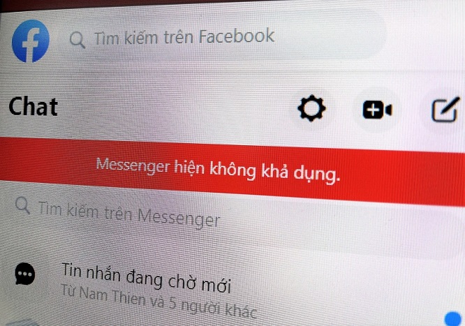 Facebook Messenger ở Việt Nam bị lỗi: Không gửi, không nhận được tin nhắn - Ảnh 1